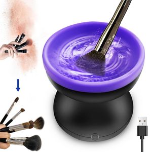 Electric Portable Automatic USB <b>Makeup</b> Brush Cleaner Machine Model A0053 China Made Cosmetic Brush Cleanser <b>Tool</b> - Product Image 2