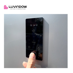 Прямая поставка от производителя Luvindow, наружные двери для балкона, внутренние алюминиевые стеклянные раздвижные двери со встроенным затвором - Product Image 6