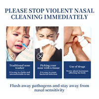 Spray de nettoyage doux nasal Congestion nasale Démangeaisons nasales Spray de soulagement nasal Eau de mer physiologique Spray nasal
