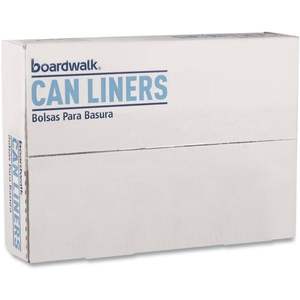 Sacs poubelles gris Boardwalk 3036SH LD 20-30 gallons, 0,95 mil, 30 largeurs x 36 hauteurs, 25 sacs/rouleau, 4 rouleaux/carton, sacs poubelles ménagers - Product Image 4