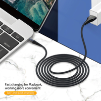 Câble de données USB C vers USB A 2.0 tressé en nylon, 1M 2M, charge rapide 3A, synchronisation 480 Mbps, coque en aluminium pour téléphone Android et tablette