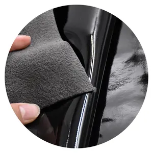 Китайская Фабрика 100% PU синтетическая лакированная кожа искусственная зеркальная полиуретановая ткань материал для обуви (корпус синтетический de charol)