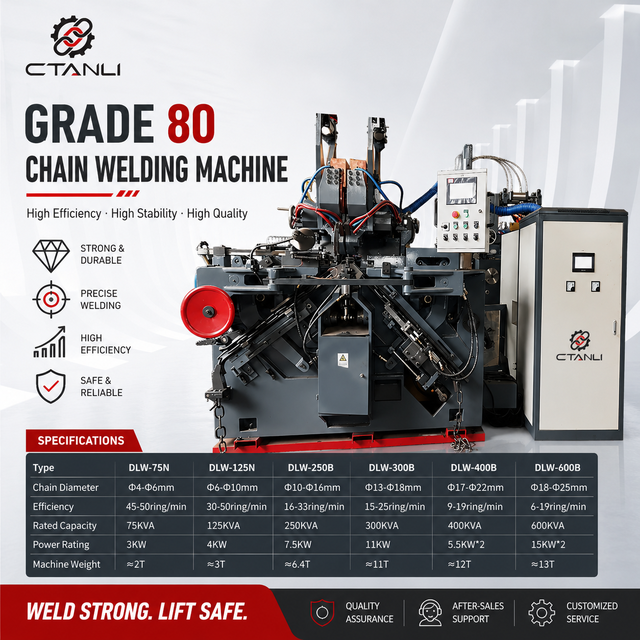 Automatic 17mm to 22mm Lift Chain Machine and  Chain Making Machine and Steel Chain Making Machine Automatic