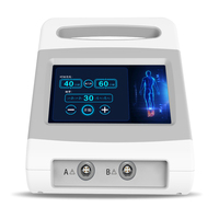 Masajeador de Espalda EMS Enchufable para el Hogar, Fuerte Potencia de Penetración, Multifuncional, Fácil de Usar, Microcorriente + TENS Térmico con Temporizador