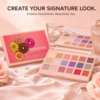 Palette de fards à paupières mats et scintillants 18 couleurs, longue tenue, marque privée pour le maquillage quotidien, produit de beauté personnalisé de haute qualité