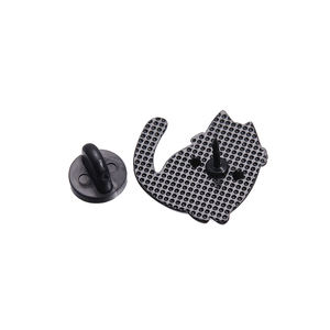 Pines Esmaltados Creativos de Gato Negro, Lindos Broches de Gatito con Ojos Grandes, Insignias de Solapa para Ropa, Joyería de Dibujos Animados, Regalo para Amigos - Product Image 4