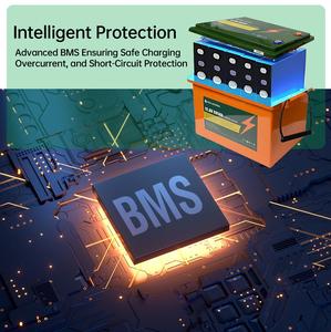 Chất lượng tốt 12.8V 205ah 25.6V chu kỳ sâu Lithium sắt Phosphate Pin 200AH dẫn axit để pin lithium - Product Image 3