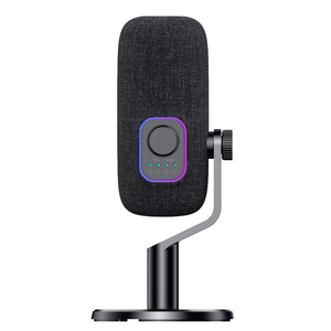 Microphone à condensateur à lumière RVB pour l'enregistrement en <span class=keywords><strong>studio</strong></span>, le streaming en direct, omnidirectionnel, filaire, cardioïde, C, microphone de podcast à bas prix - Product Image 4