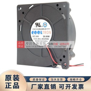 คูลตรอนพัดลม FBD1232B24W9-81 DC 24V 28.80W ตลับลูกปืนคู่สำหรับการเปลี่ยนอินเวอร์เตอร์ลิฟต์ - Product Image 3