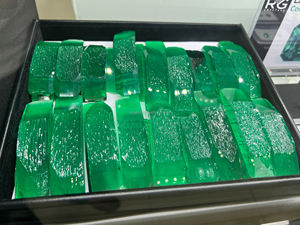 Đá quý Emerald Colombia hình chữ nhật, chất lượng cao, cắt Asscher, được nuôi cấy trong phòng thí nghiệm bằng phương pháp thủy nhiệt, đã qua xử lý nhiệt - Product Image 4