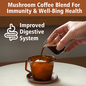 Wholesale Natural Energy <b>Supplements</b> Boost Immune Function and Mental Clarity Vegan Complex Mushroom Coffee Powder Drink - Product Image 3