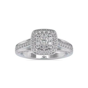 Bague en diamant moissanite de qualité supérieure pour femmes, pour usage quotidien et collection de mariage, disponible au prix export. - Product Image 4