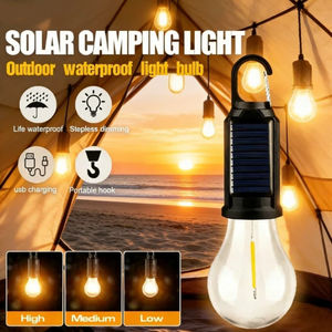 Linterna Solar Alecter, Linterna LED de Emergencia Recargable por USB, Portátil, Colgante, para Camping, Senderismo, Hogar, Huracanes - Product Image 2
