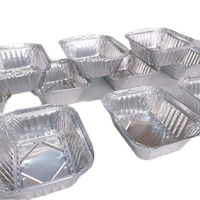 Récipient alimentaire en feuille d'aluminium Boîtes d'emballage et plateau pour la cuisson des aliments en camping