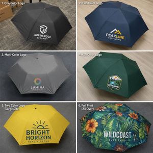 Parapluie pliable en gros pour le soleil et la pluie, personnalisable avec logo, cadeau promotionnel d'entreprise, pour les voyages en extérieur, pour couples et adultes - Product Image 4