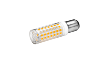 Ampoule LED B15/E14/E17/E12 pour usage domestique, en céramique+PC, AC 120/230V 5W, haute luminosité, remplacement de lampe halogène, lampe décorative, fabrication chinoise