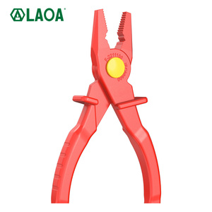 Alicates <span class=keywords><strong>de</strong></span> <span class=keywords><strong>Punta</strong></span> <span class=keywords><strong>Plana</strong></span> con Aislamiento Métrico, Mordazas Serradas, <span class=keywords><strong>Punta</strong></span> Puntiaguda, Abrazadera para Cables, Herramienta Profesional para Electricistas, Agarre Duradero - Product Image 1