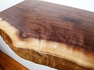 Tavolo in Legno Massello con Bordo Naturale per Interni ed Esterni - Noce, Monkey Pod, Rain Tree per Ristoranti e Sale da Pranzo - Product Image 6