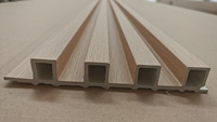 Panneau mural cannelé en marbre résistant à l'humidité, durable, solide, facile à nettoyer, anti-taches, pour la décoration intérieure