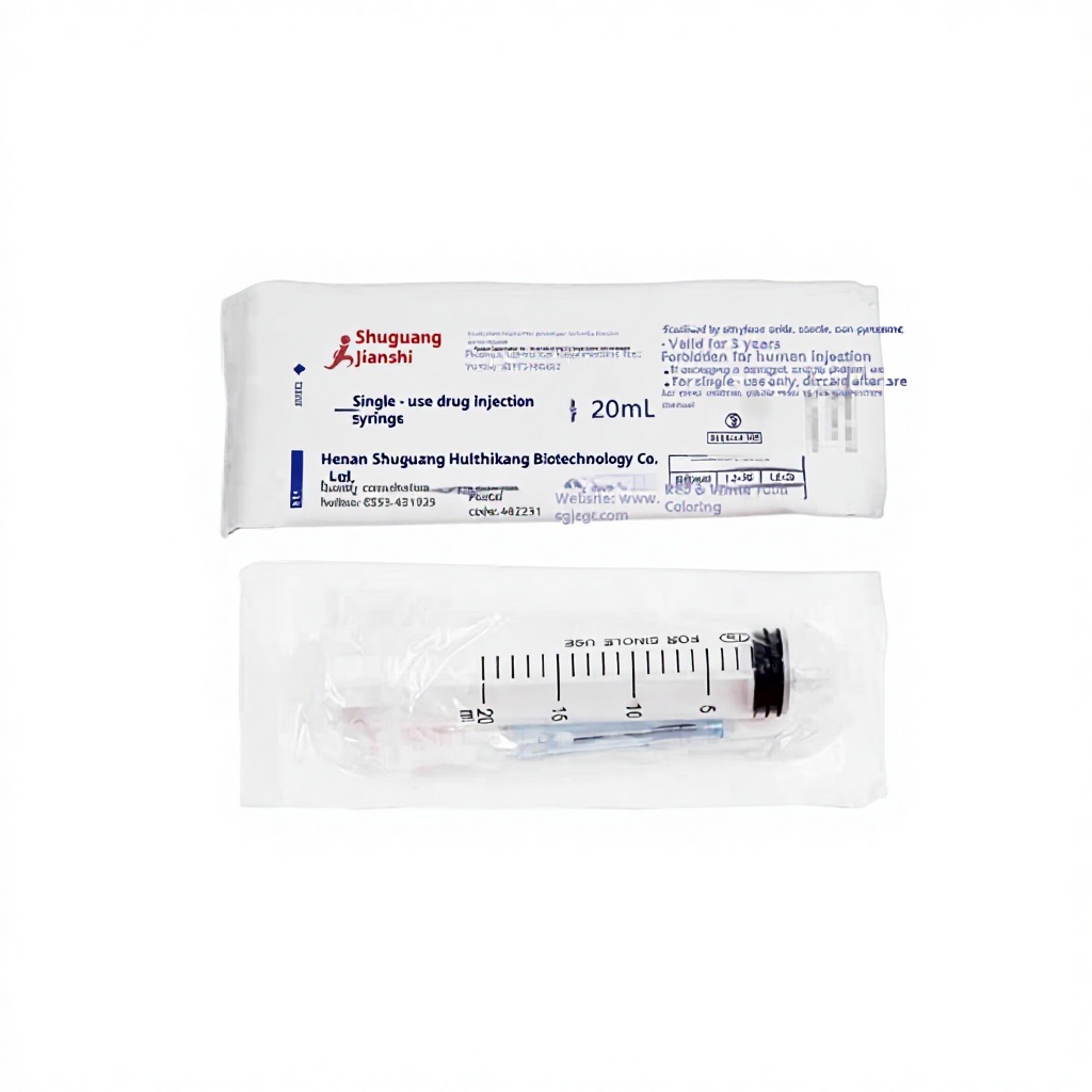 Shuguang Jianshi Disposable Medication Syringe Medical Sterile Needle Tube Independent Packaging Sterilized Dispenser Injection