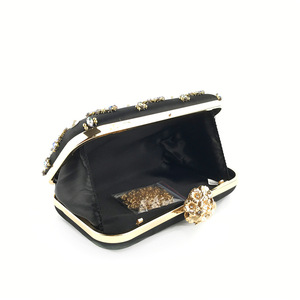Commercio all'ingrosso moda pochette <span class=keywords><strong>borse</strong></span> da sera con catena <span class=keywords><strong>di</strong></span> <span class=keywords><strong>perline</strong></span> fatto a mano da donna borsa da festa <span class=keywords><strong>di</strong></span> alta qualità per le donne - Product Image 6