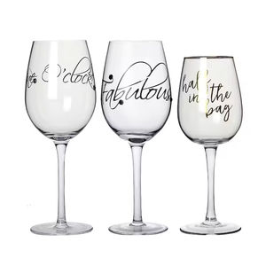 Copa de vino tinto de cristal sin plomo de lujo de alta calidad personalizada única personalizable regalos de venta <span class=keywords><strong>directa</strong></span> de fábrica compatibles con bricolaje - Product Image 2