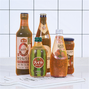 Kích thước tùy chỉnh phân hủy sinh học PE lưới Ống Lưới tay áo túi Sản xuất nhà máy sản xuất cho rượu vang Chai Thủy Tinh bảo vệ - Product Image 6