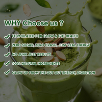 Poudre de matcha en marque privée EGCG pour soutenir l'oxydation des graisses et le métabolisme, Matcha Collagen Latte pour une peau éclatante
