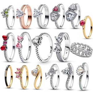 Anello Stella Eterna Splendente |   Stile Coppia in Rame e Pietra Naturale |   Anello a Cuore Sublime, Regalo con Grazioso Fiocco - Product Image 1