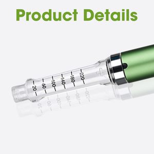 Stylo injecteur métallique réutilisable V2 0-60UI, biodégradable et écologique, avec étui, cartouche réglable de 3 ml pour usage pharmaceutique - Product Image 5