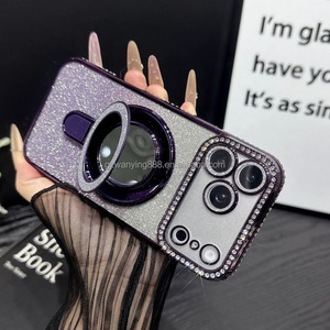 <span class=keywords><strong>Coque</strong></span> de téléphone antichoc <span class=keywords><strong>avec</strong></span> support rotatif miroir scintillant pour les nouveaux <span class=keywords><strong>iPhone</strong></span> 18, 17, 16, 15, 14, <span class=keywords><strong>13</strong></span> Pro Max et protection d'objectif - Product Image 6