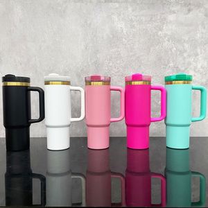 แก้วน้ำเคลือบทองคำ ขนาด 30 ออนซ์ รุ่น H2.0 ความจุสูง พร้อมหูจับ - Product Image 2