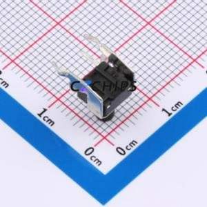 TC-6615-8.5-260G Tactile Switch Through hole Component (THT) Switch Single Pole Single Throw Round Button 2.6N 8.5mm - Product Image 2