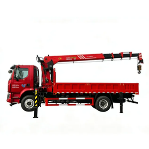 Grúa hidráulica montada en camión HOWO 4x2 de 8 toneladas para elevación de carga comercial - Product Image 3