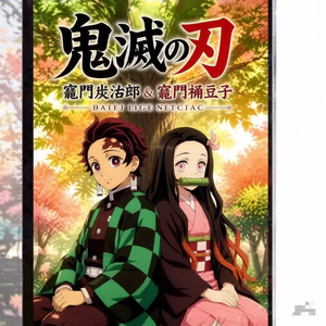 Vente en gros de la collection de cartes acryliques A6 Demon Slayer <span class=keywords><strong>Kimetsu</strong></span> No Yaiba Night Walk, très demandée - Product Image 1