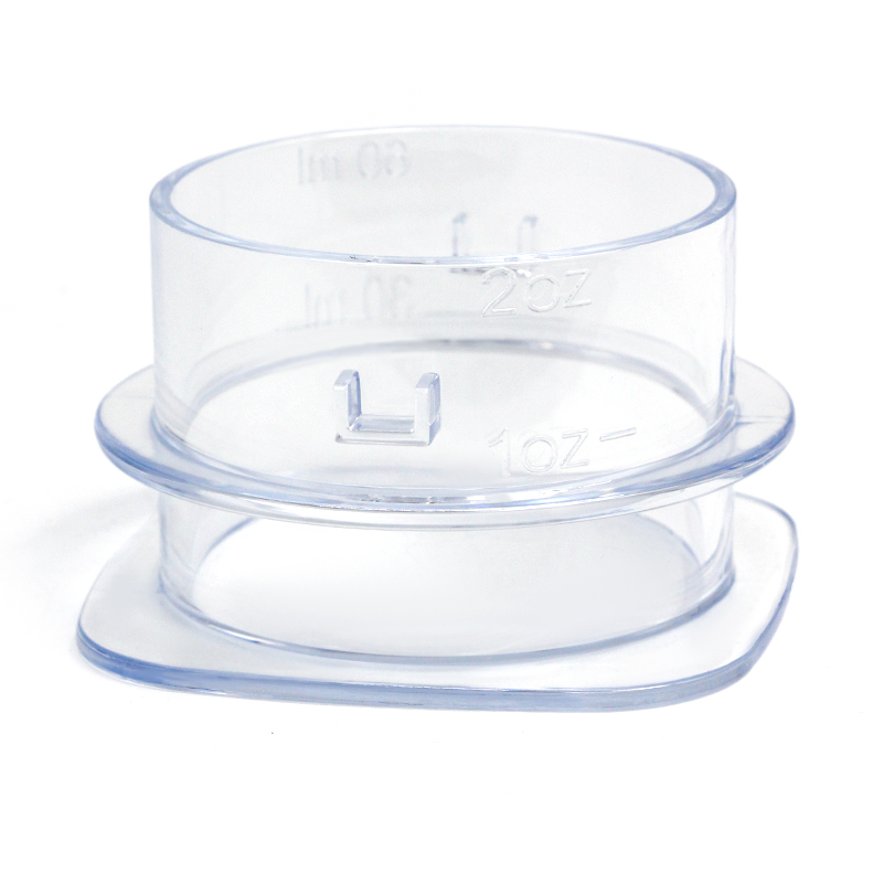 Couvercle Carré De Rechange Pour Blender Oster - Noir En ABS, Dimensions 11.1 X 11.1 Cm
