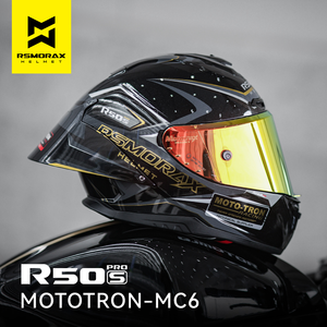 Casque de <span class=keywords><strong>moto</strong></span> intégral officiel RSMORAX nouveau matériau ABS Predator Design avec visière de taille XL pour hommes et femmes - Product Image 4