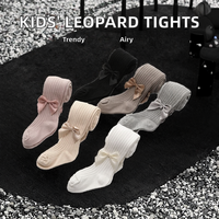 Collants longs en coton tricoté pour enfants, chaussettes moulantes respirantes et opaques pour filles, mode quotidienne toutes saisons