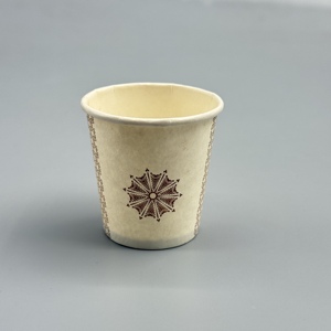 แก้วกาแฟกระดาษแบบใช้แล้วทิ้งขายส่ง ผนังเดี่ยว เคลือบ PE PLA  โลโก้สั่งทำได้ สำหรับเครื่องดื่มชา กาแฟร้อน  สำหรับร้านอาหาร - Product Image 6