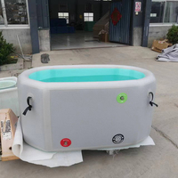 Bain de glace portable bon marché Bain de glace gonflable en plongée froide Récupération personnalisée Bain de glace refroidisseur d'eau