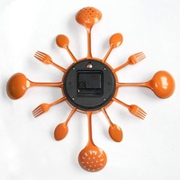 Oniya métal Orange moderne Antique pendule horloge murale décor à la maison luxe pour salon chambre salle à manger