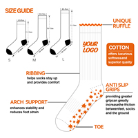 Chaussettes en coton personnalisées en gros, design personnalisé, douces et confortables, pour hommes et femmes, sport, OEM