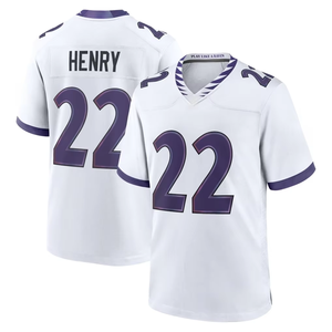 เสื้อฟุตบอลบัลติมอร์ เรเวนส์ รีด # 20 แอนดรูว์ส # 89 แฮมิลตัน # 14 แจ็คสัน # เสื้อฟุตบอลอเมริกันสำหรับผู้ชาย 8 ตัว - Product Image 3