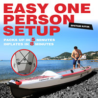 Spatium 2026 Nouveau Design Kayaks de Pêche Gonflables en PVC pour 2 Personnes Grossiste Fabricant de Kayaks Gonflables