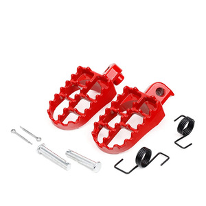 Pedales delanteros para motocicleta ZUQING FR107 de aluminio negro para Suzuki DL650 V-Strom - Product Image 3