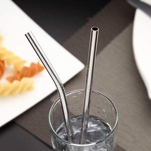 מותאם אישית נירוסטה ניקוי קש מברשות כלי שולחן קשת לשימוש חוזר מתכת בר Boba קשיות עם חוף Tote עבור משקאות - Product Image 3