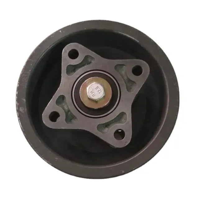 20459864 máquina escavadora ec240b motor diesel peças correia polia para d7e ventilador suporte polia assy