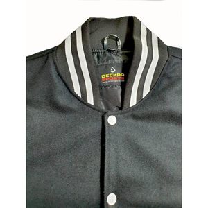 Men's Varsity <b>Jacket</b> <b>Camo</b> Leather Sleeve Wool Blend Letterman College <b>Jacket</b> XXS-5XL - Product Image 3