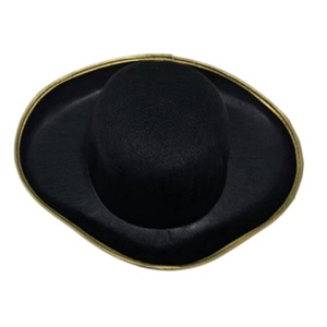 Chapeau tricorne <span class=keywords><strong>de</strong></span> pirate rouge et noir avec imprimé crâne pour Halloween, cosplay et accessoires <span class=keywords><strong>de</strong></span> fête - Product Image 5
