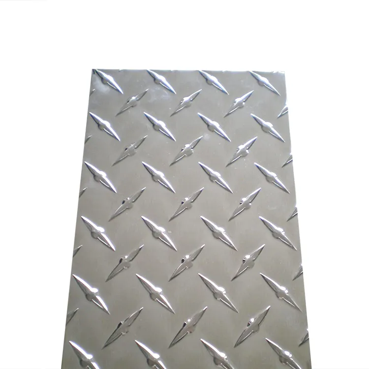 Hoja de aluminio en relieve, precio de placa de aluminio 1060 H24 3003 5052